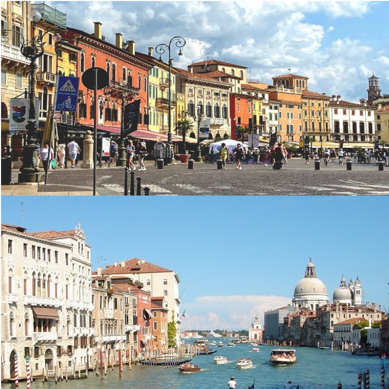 Verona und Venedig
